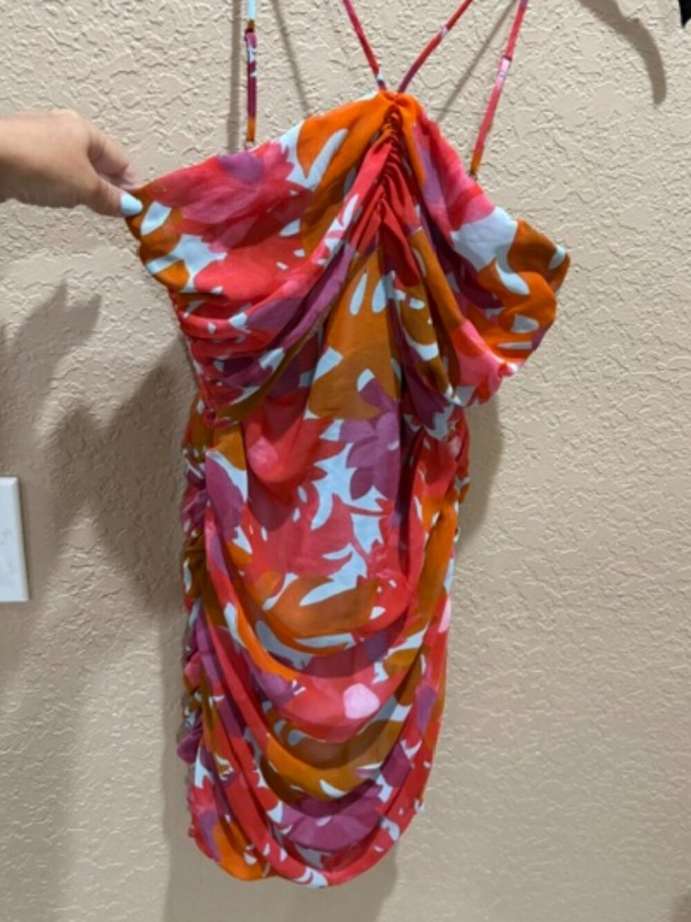 Petal and Pup Flowery Mini Dress